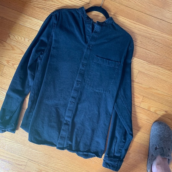 Cos collarless button up - Picture 1 of 2